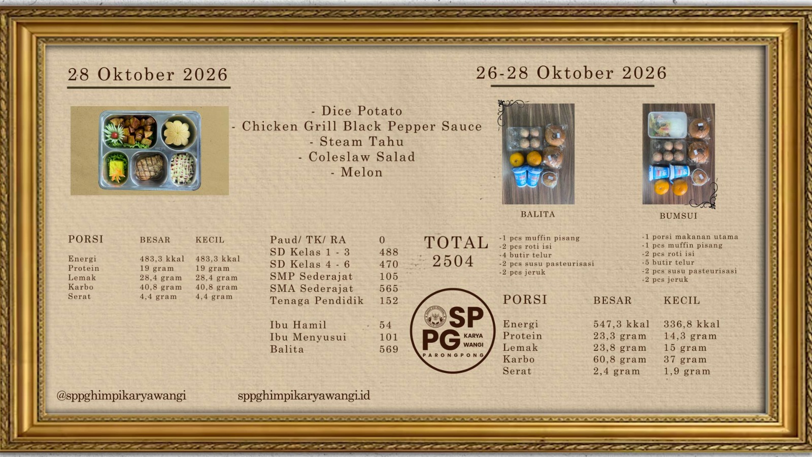 Foto menu 2026-10-28